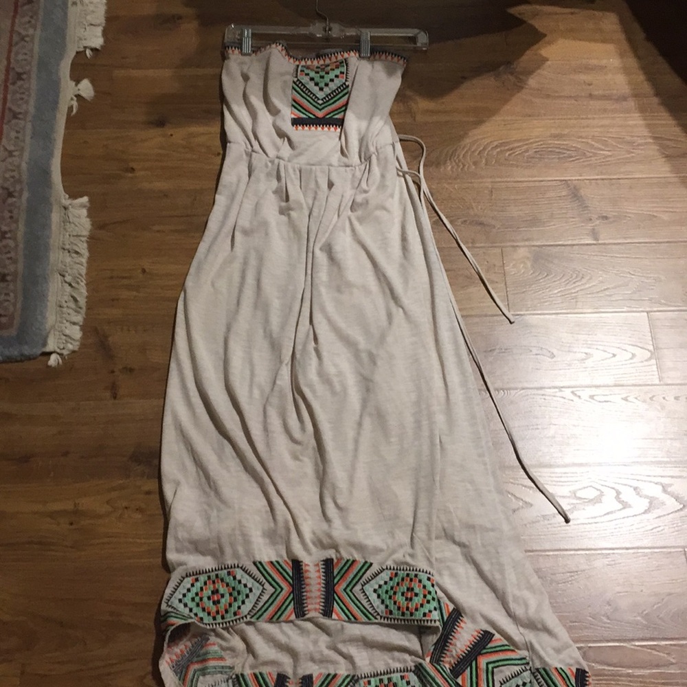 Strapless High-low dress